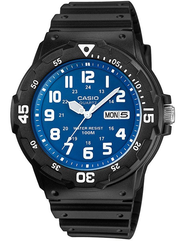 VYRIŠKI LAIKRODIS CASIO MRW-200H-2B2 (zd147d) + DĖŽUTĖ