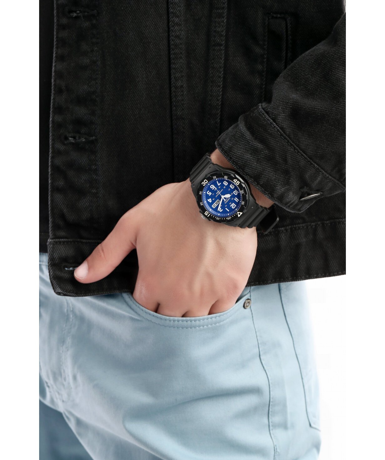 VYRIŠKI LAIKRODIS CASIO MRW-200H-2B2 (zd147d) + DĖŽUTĖ - Image 9