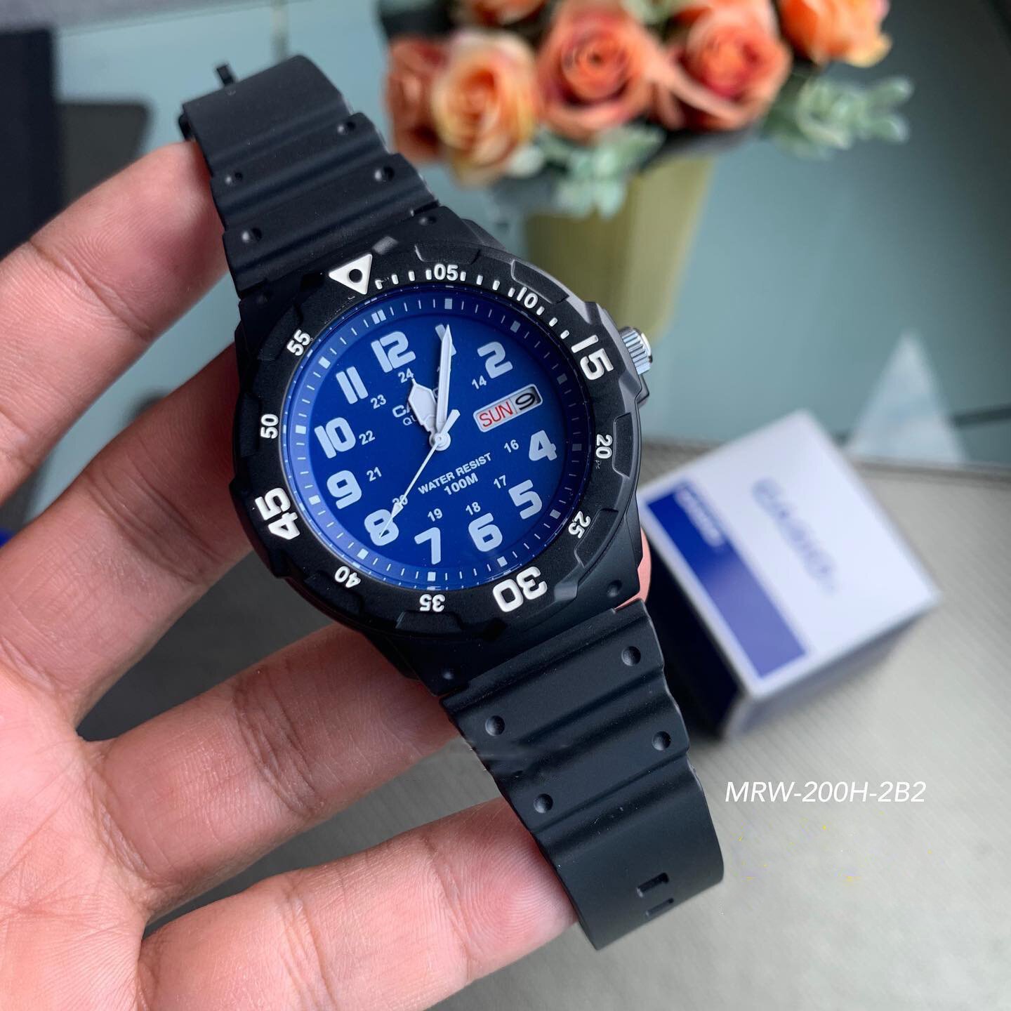 VYRIŠKI LAIKRODIS CASIO MRW-200H-2B2 (zd147d) + DĖŽUTĖ - Image 10