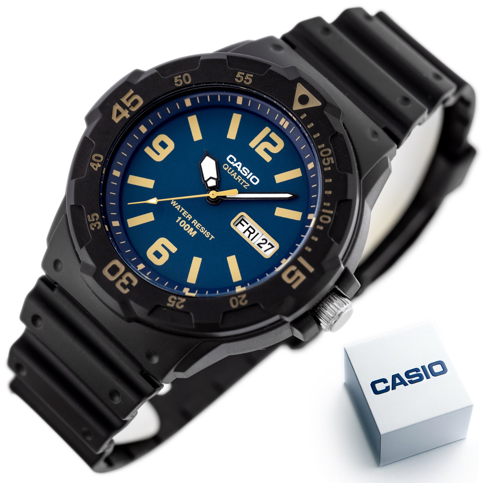 CASIO MRW-200H-2B3 VYRIŠKAS LAIKRODIS (zd147e) + DĖŽUTĖ - Image 10