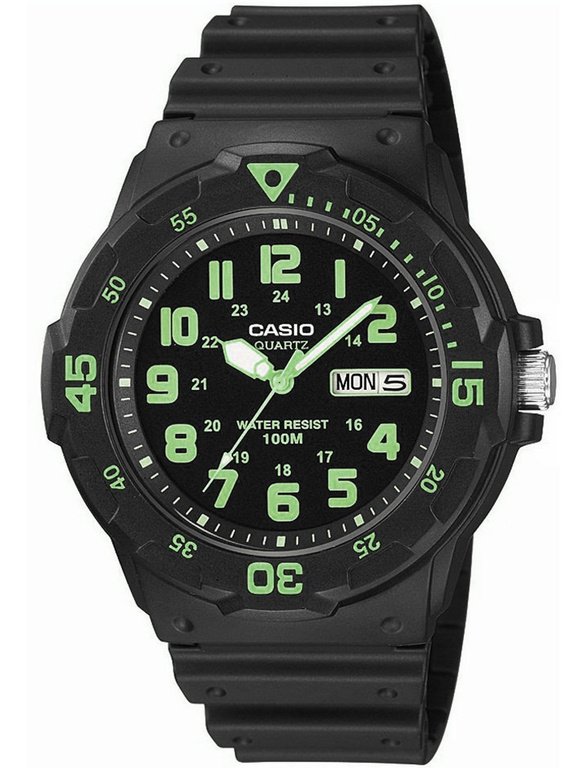 VYRIŠKI LAIKRODIS CASIO MRW-200H-3B (zd147f) + DĖŽUTĖ