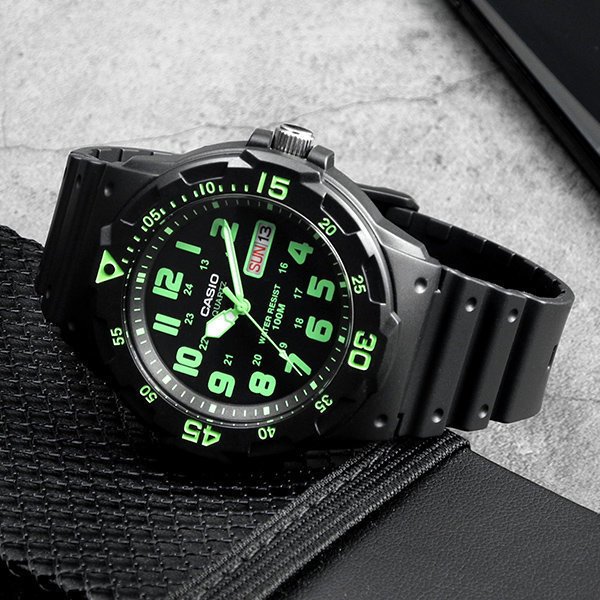 VYRIŠKI LAIKRODIS CASIO MRW-200H-3B (zd147f) + DĖŽUTĖ - Image 6