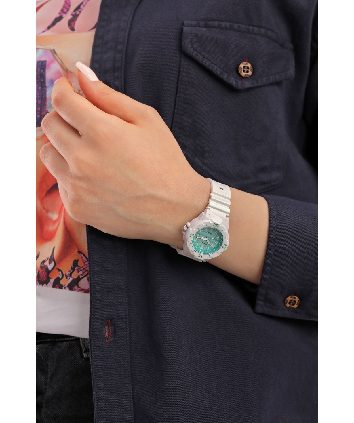 CASIO MOTERŲ LAIKRODIS LRW-200H 3CVDF (zd557n) + DĖŽUTĖ - Image 5