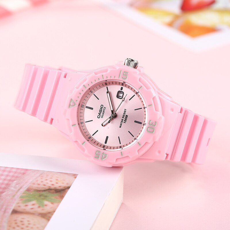 ZEGAREK DAMSKI CASIO LRW-200H 4E4VDF (zd557o) + DĖŽUTĖ - Image 4