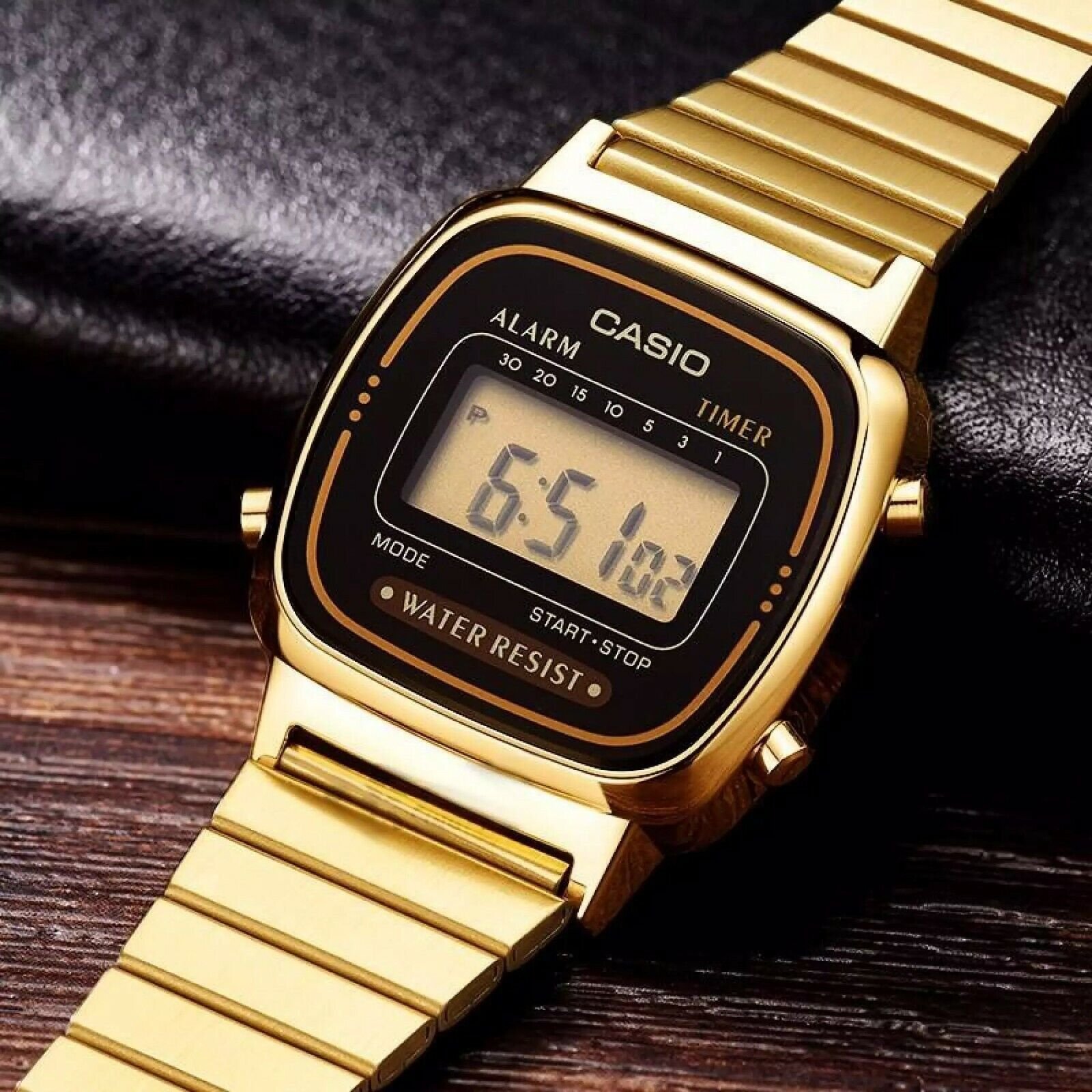 CASIO VINTAGE LA670WGA-1 MOTERŲ LAIKRODIS (zd597b) + DĖŽUTĖ - Image 7