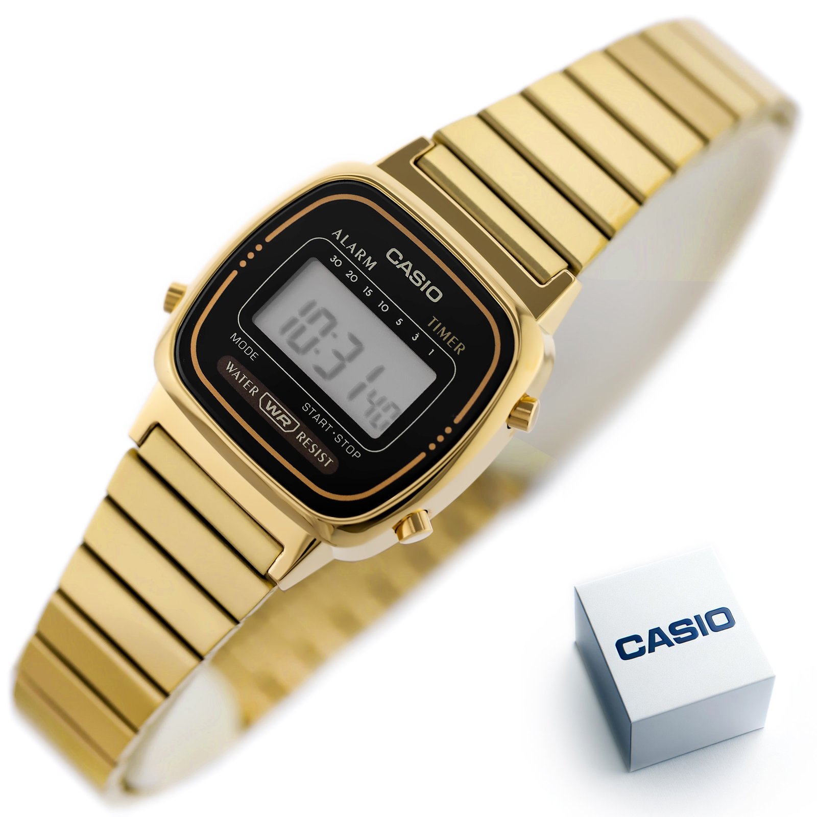 CASIO VINTAGE LA670WGA-1 MOTERŲ LAIKRODIS (zd597b) + DĖŽUTĖ - Image 11