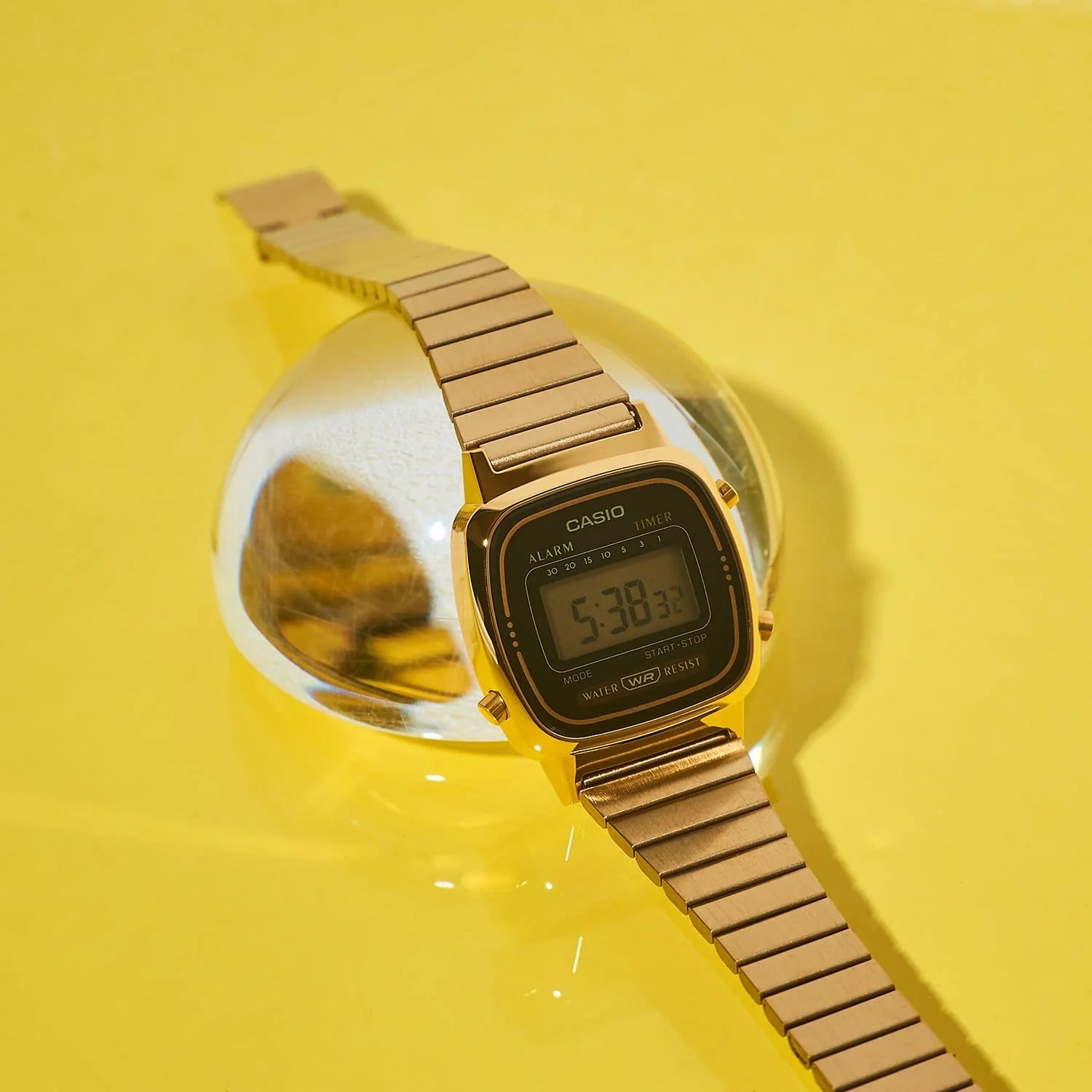 CASIO VINTAGE LA670WGA-1 MOTERŲ LAIKRODIS (zd597b) + DĖŽUTĖ - Image 9