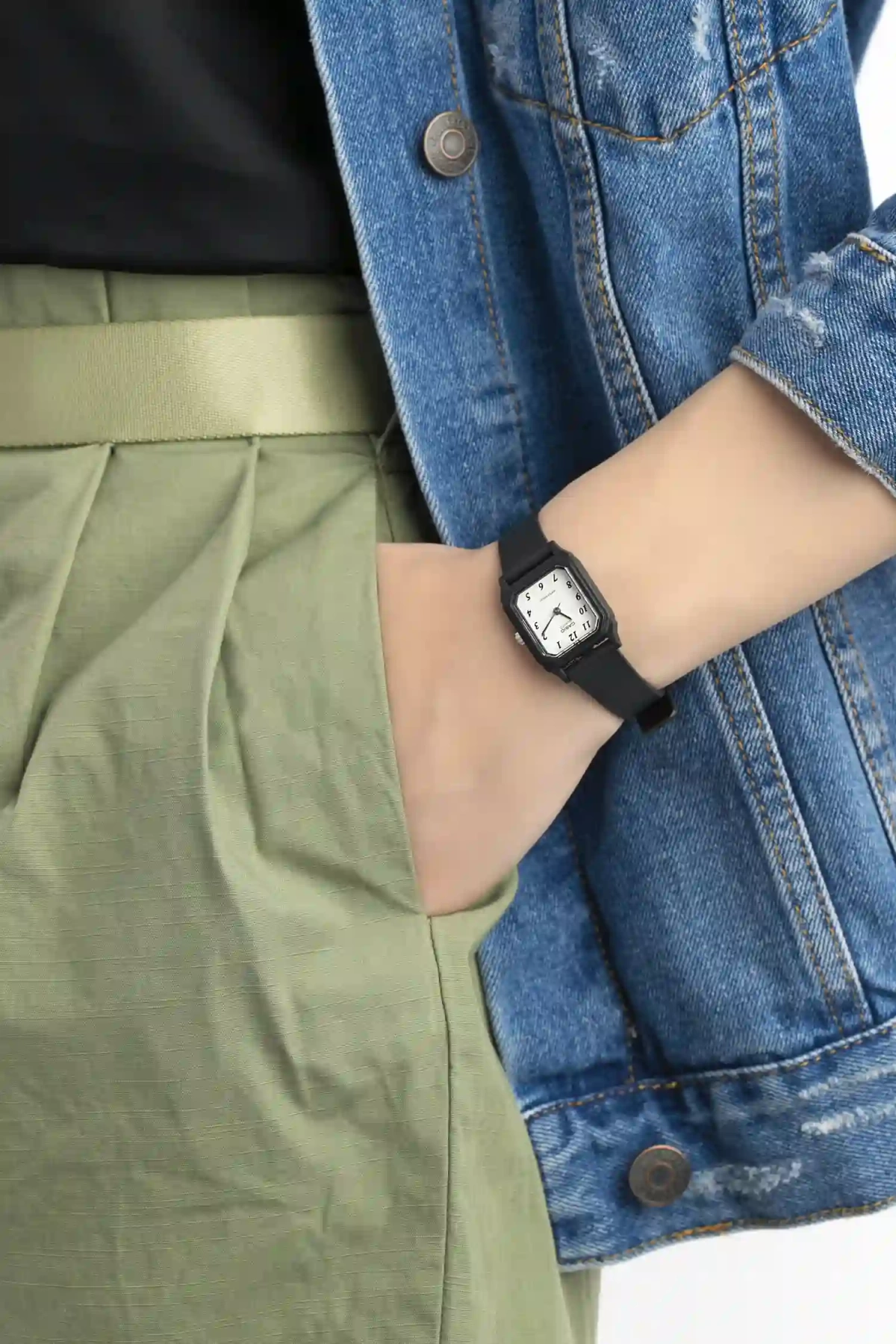 CASIO LQ-142-7B MOTERŲ LAIKRODIS (zd598c) – KLASIKINIS + DĖŽUTĖ - Image 9