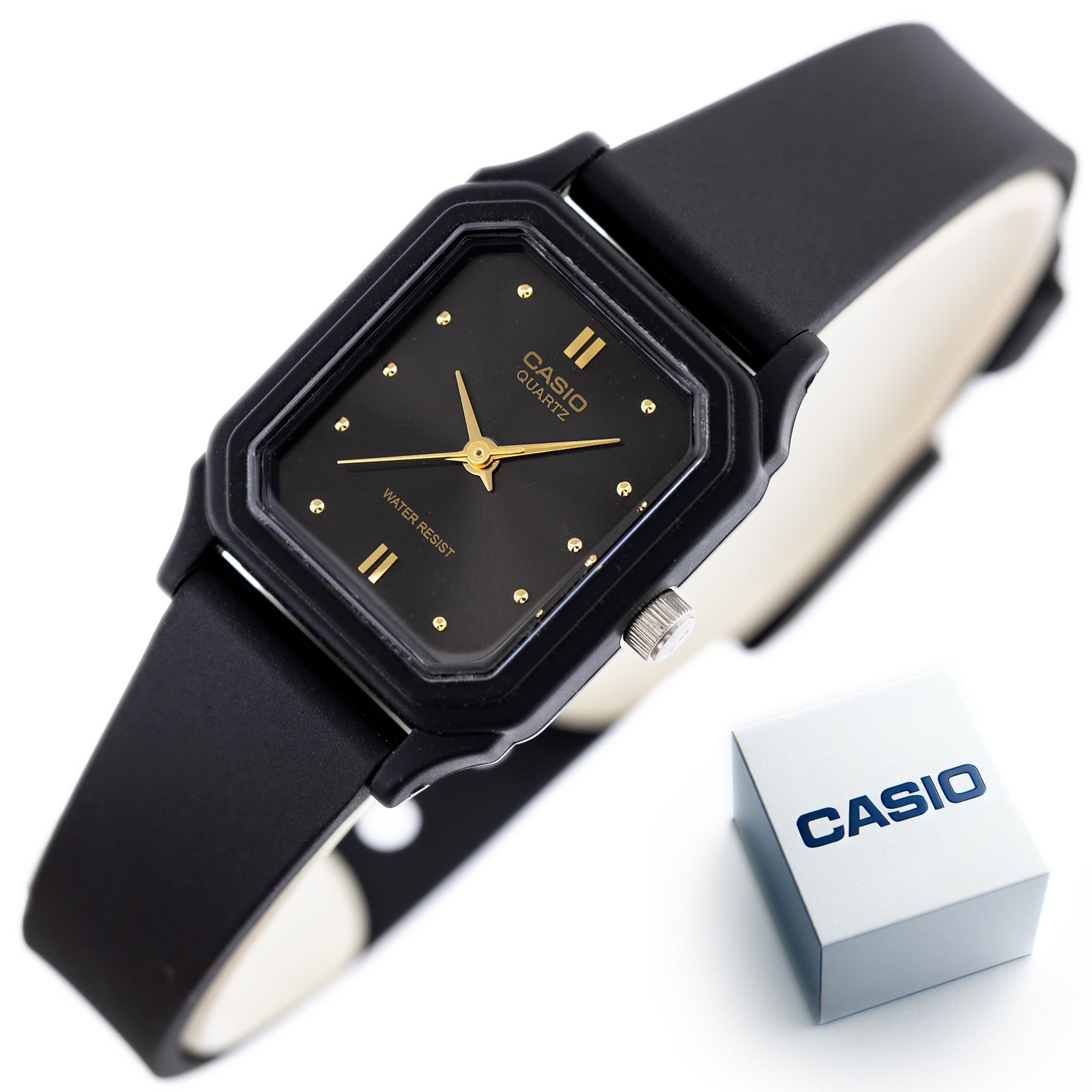 CASIO LQ-142E-1A MOTERŲ LAIKRODIS (zd598e) – KLASIKINIS + DĖŽUTĖ - Image 9