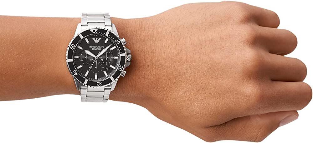 EMPORIO ARMANI AR11360 DIVER VYRIŠKAS LAIKRODIS (zi035b) - Image 4