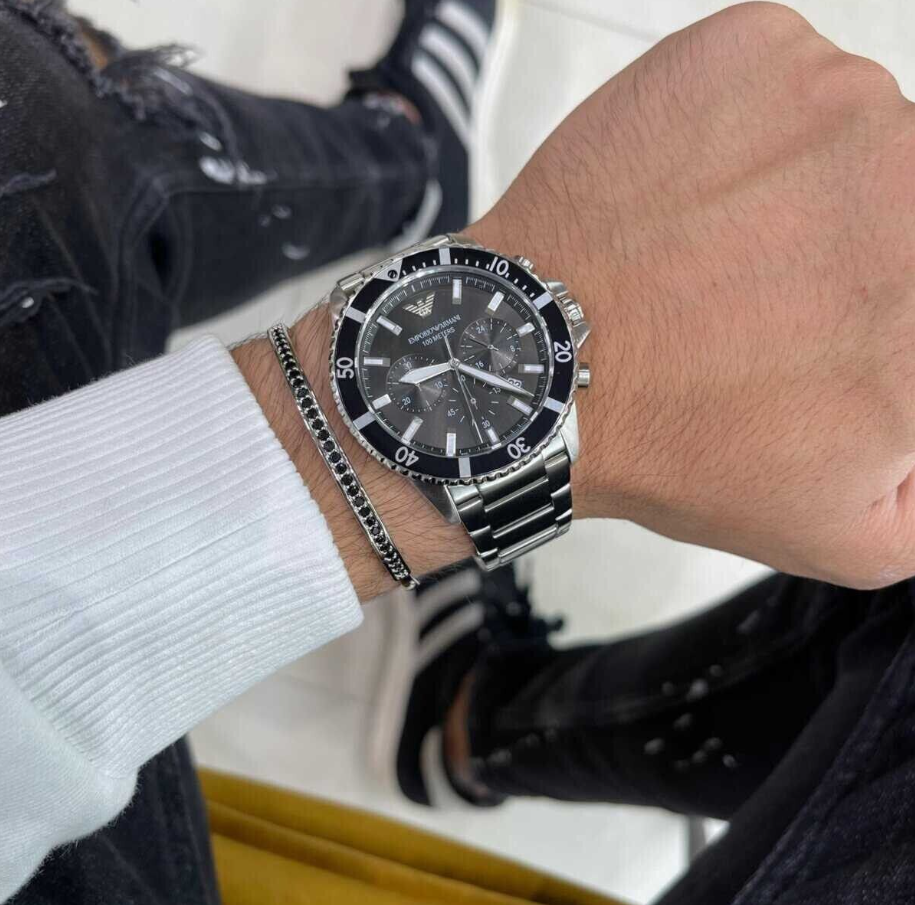 EMPORIO ARMANI AR11360 DIVER VYRIŠKAS LAIKRODIS (zi035b) - Image 7