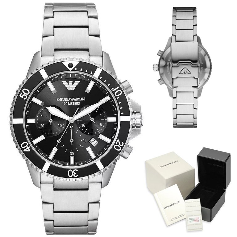 EMPORIO ARMANI AR11360 DIVER VYRIŠKAS LAIKRODIS (zi035b) - Image 10