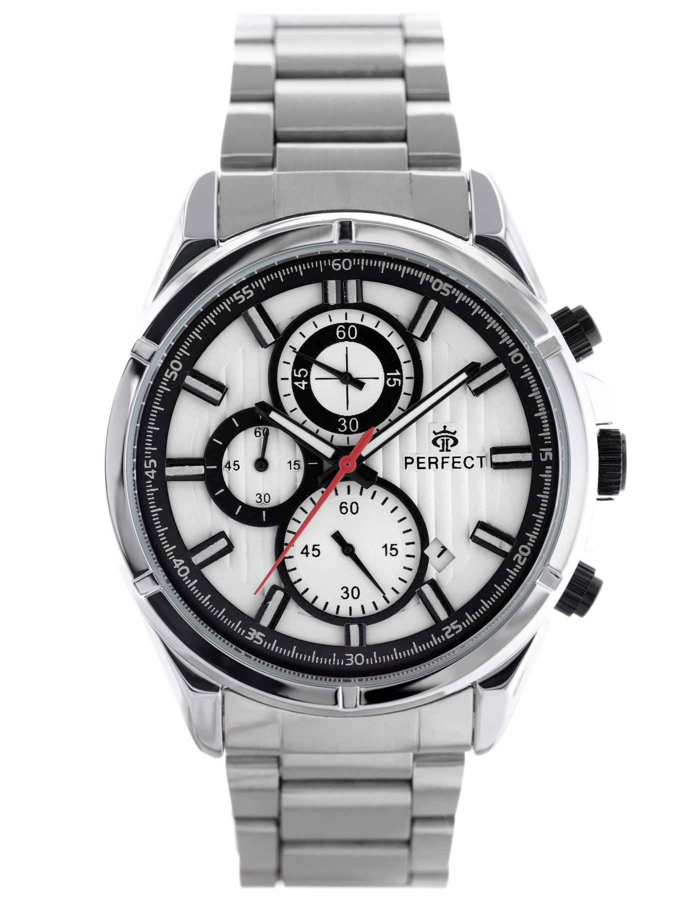 PERFECT CH03M VYRIŠKAS LAIKRODIS – CHRONOGRAFAS (zp358d) + DĖŽUTĖ