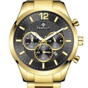 PERFECT CH01M VYRIŠKAS LAIKRODIS – CHRONOGRAFAS (zp355g) + DĖŽUTĖ