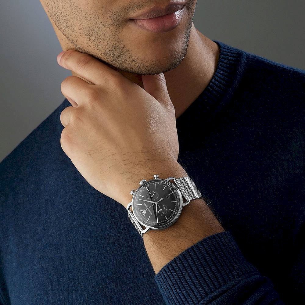 Vyriškas laikrodis EMPORIO ARMANI AR11104 – AVIATOR – 4