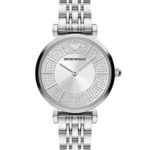 ZEGAREK DAMSKI EMPORIO ARMANI AR11445 - GIANNI T-BAR (zi512a) + DĖŽUTĖ