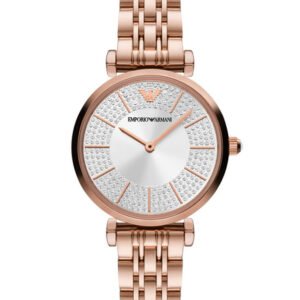 ZEGAREK DAMSKI EMPORIO ARMANI AR11446 - GIANNI T-BAR (zi512b) + DĖŽUTĖ