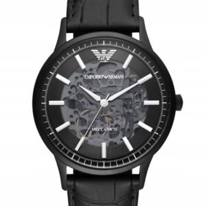 EMPORIO ARMANI SKELETON AUTOMATIC vyriškas laikrodis AR60042 (zi055c)