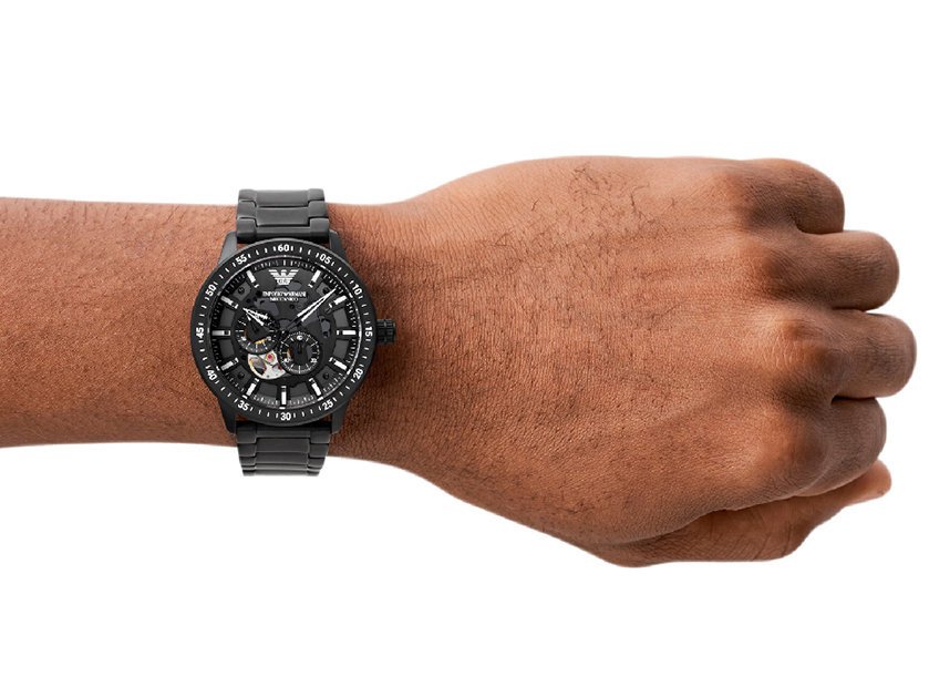 VYRIŠKI LAIKRODŽIAI EMPORIO ARMANI AR60054 - MARIO MECCANICO - AUTOMAT (zi056c) - Image 7