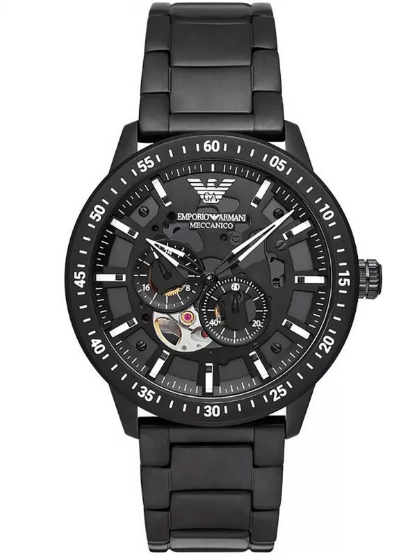 VYRIŠKI LAIKRODŽIAI EMPORIO ARMANI AR60054 - MARIO MECCANICO - AUTOMAT (zi056c)