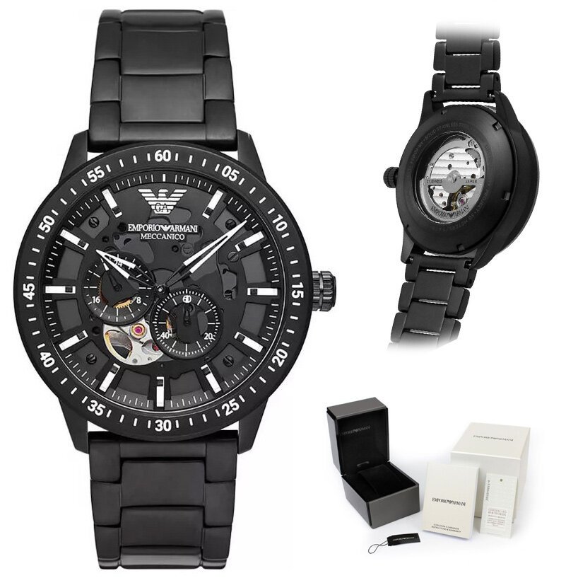VYRIŠKI LAIKRODŽIAI EMPORIO ARMANI AR60054 - MARIO MECCANICO - AUTOMAT (zi056c) - Image 11