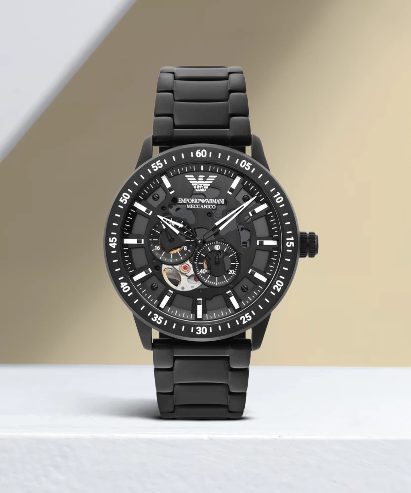 VYRIŠKI LAIKRODŽIAI EMPORIO ARMANI AR60054 - MARIO MECCANICO - AUTOMAT (zi056c) - Image 8