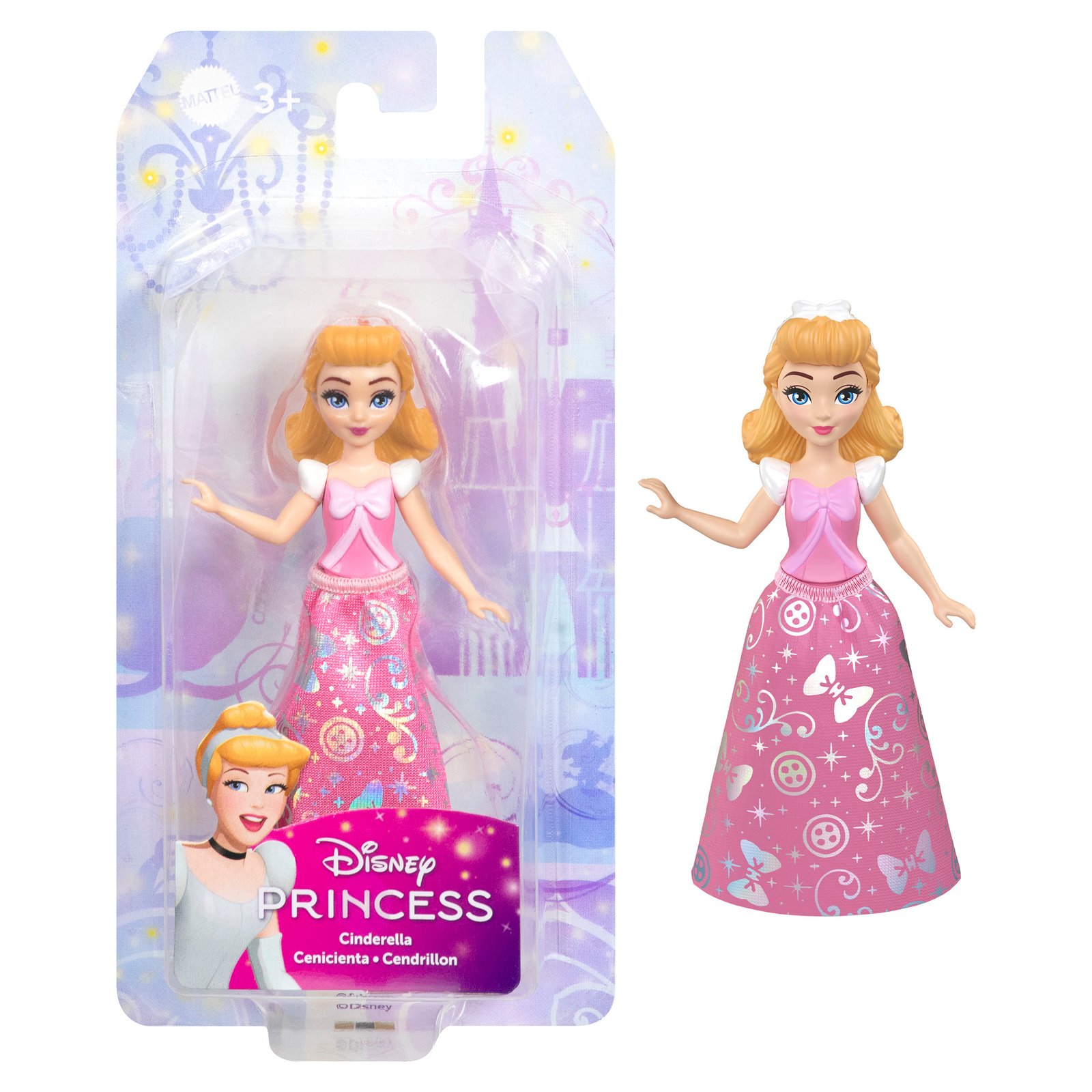 DISNEY PRINCESS mini lėlytė (HPL55) – papildomas vaizdas 2