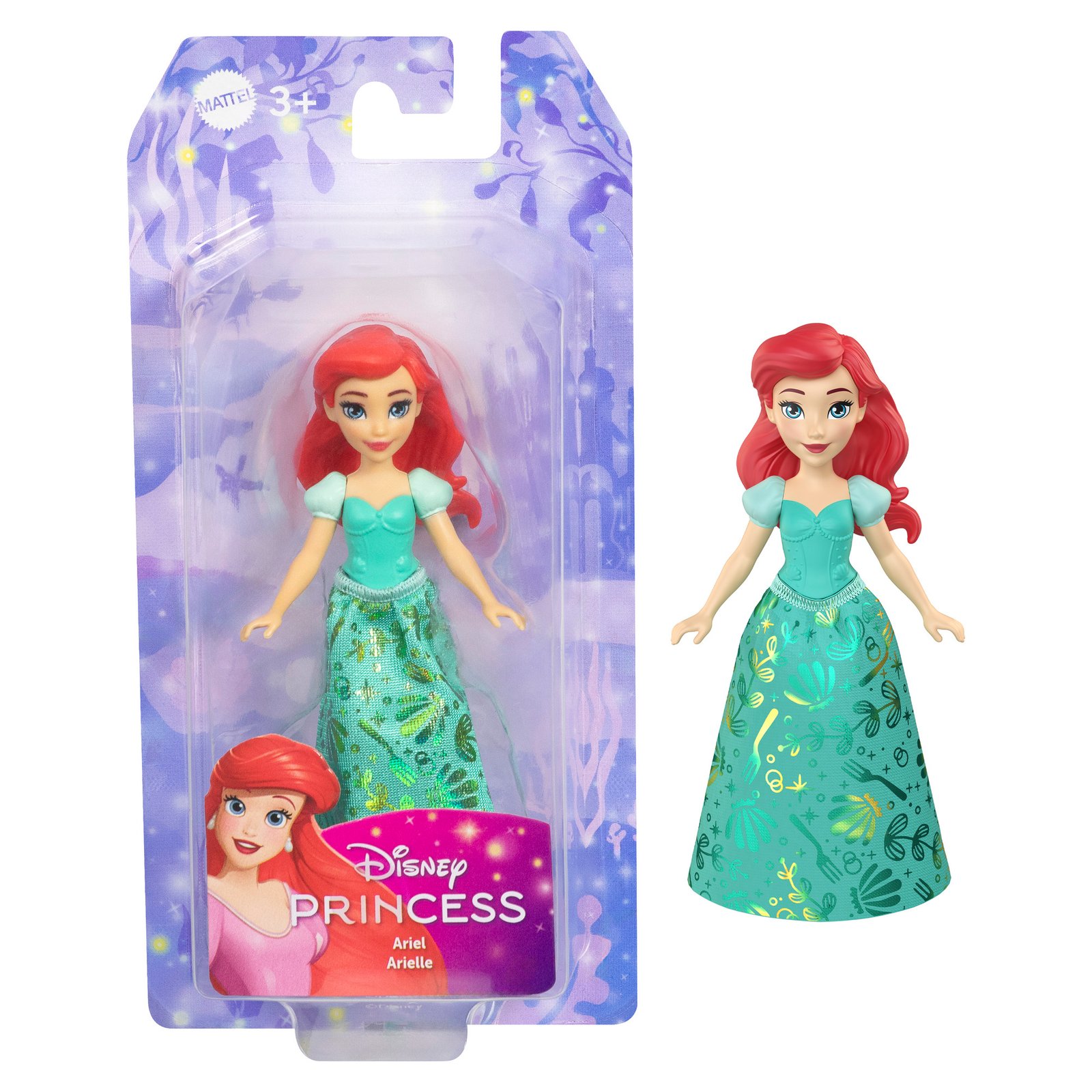 DISNEY PRINCESS mini lėlytė (HPL55) – papildomas vaizdas 6