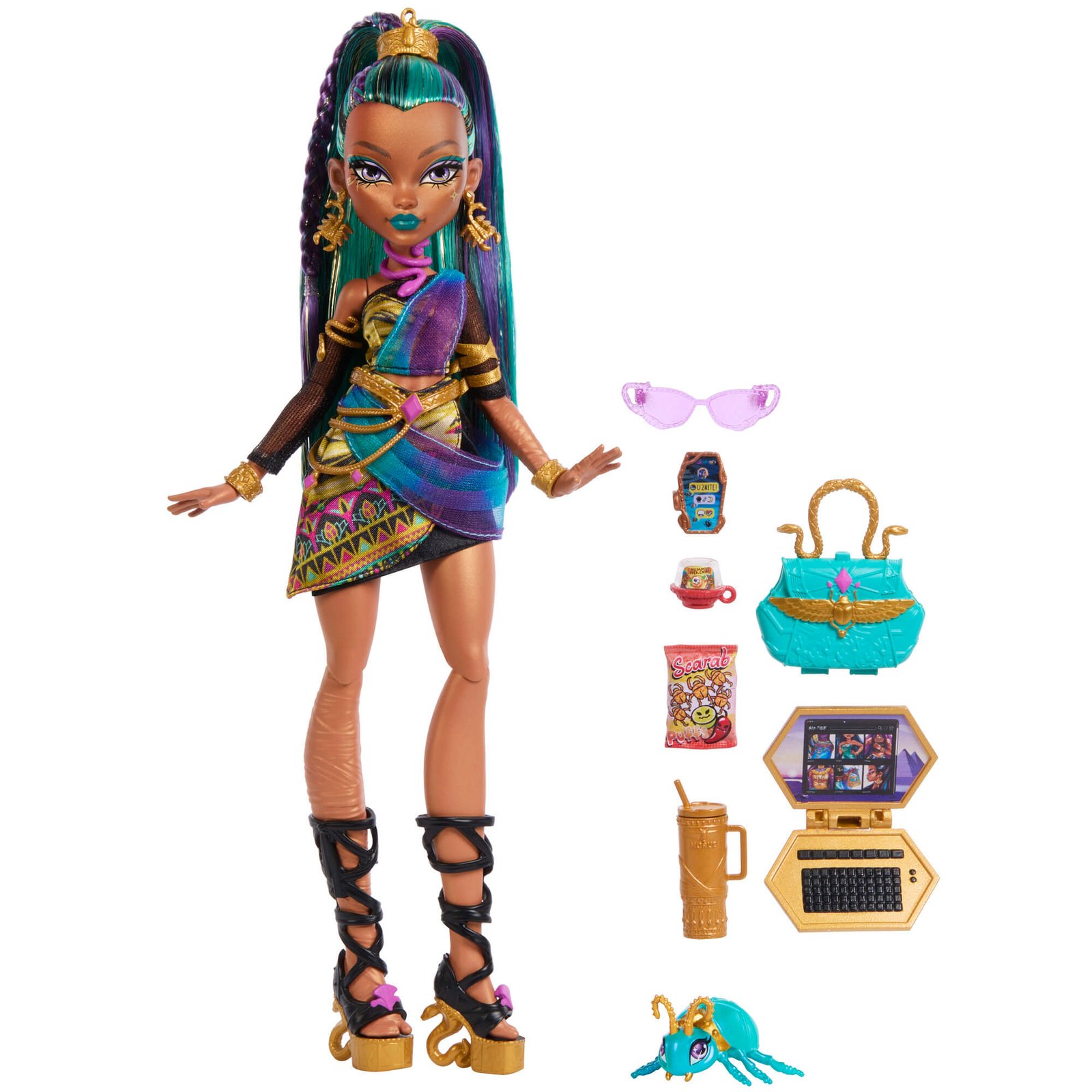 MONSTER HIGH lėlė – Nefera (JDR48) – papildomas vaizdas 5
