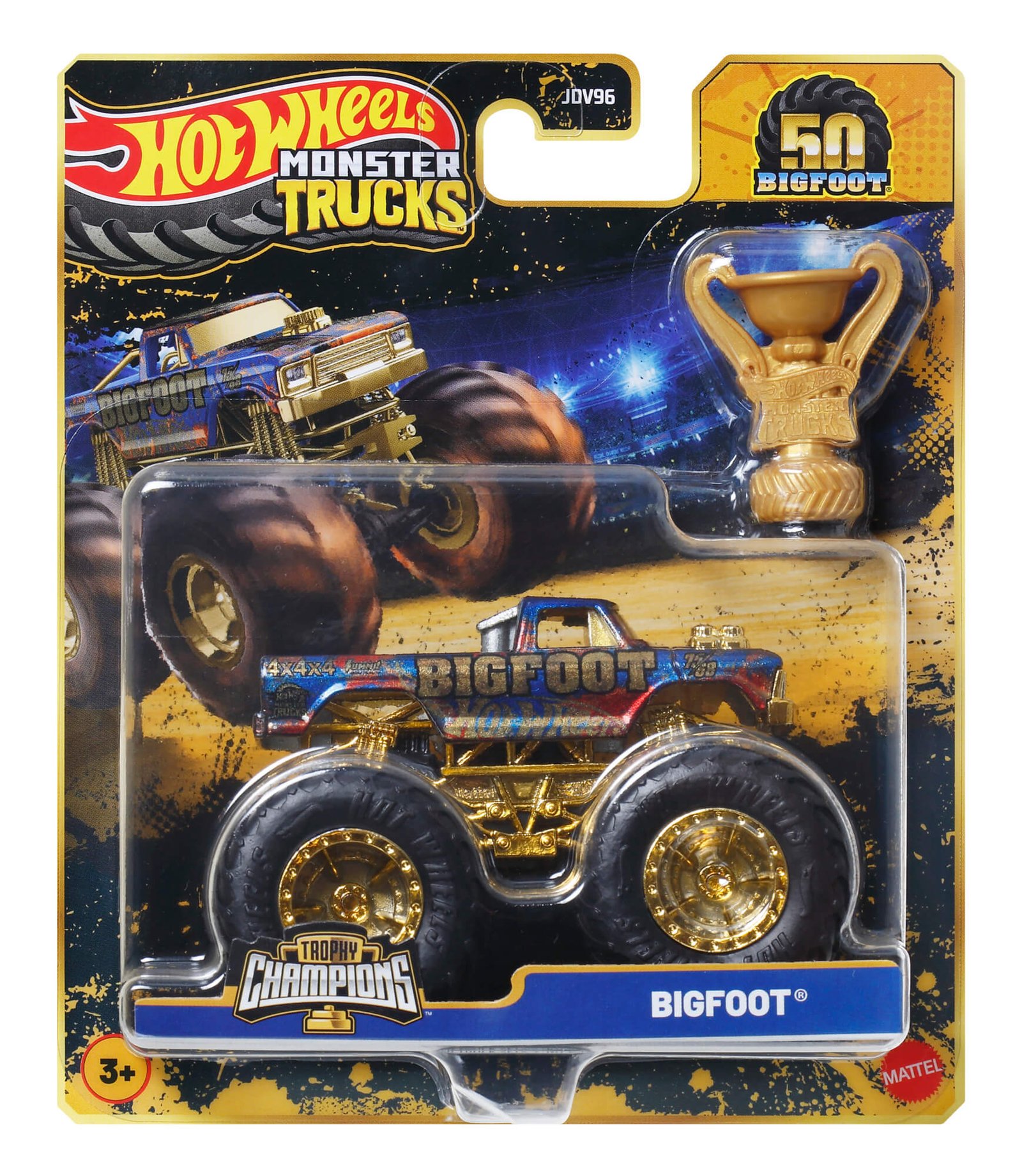 HOT WHEELS MONSTER TRUCKS džipas – Čempionų taurė (JDV96) – papildomas vaizdas 1