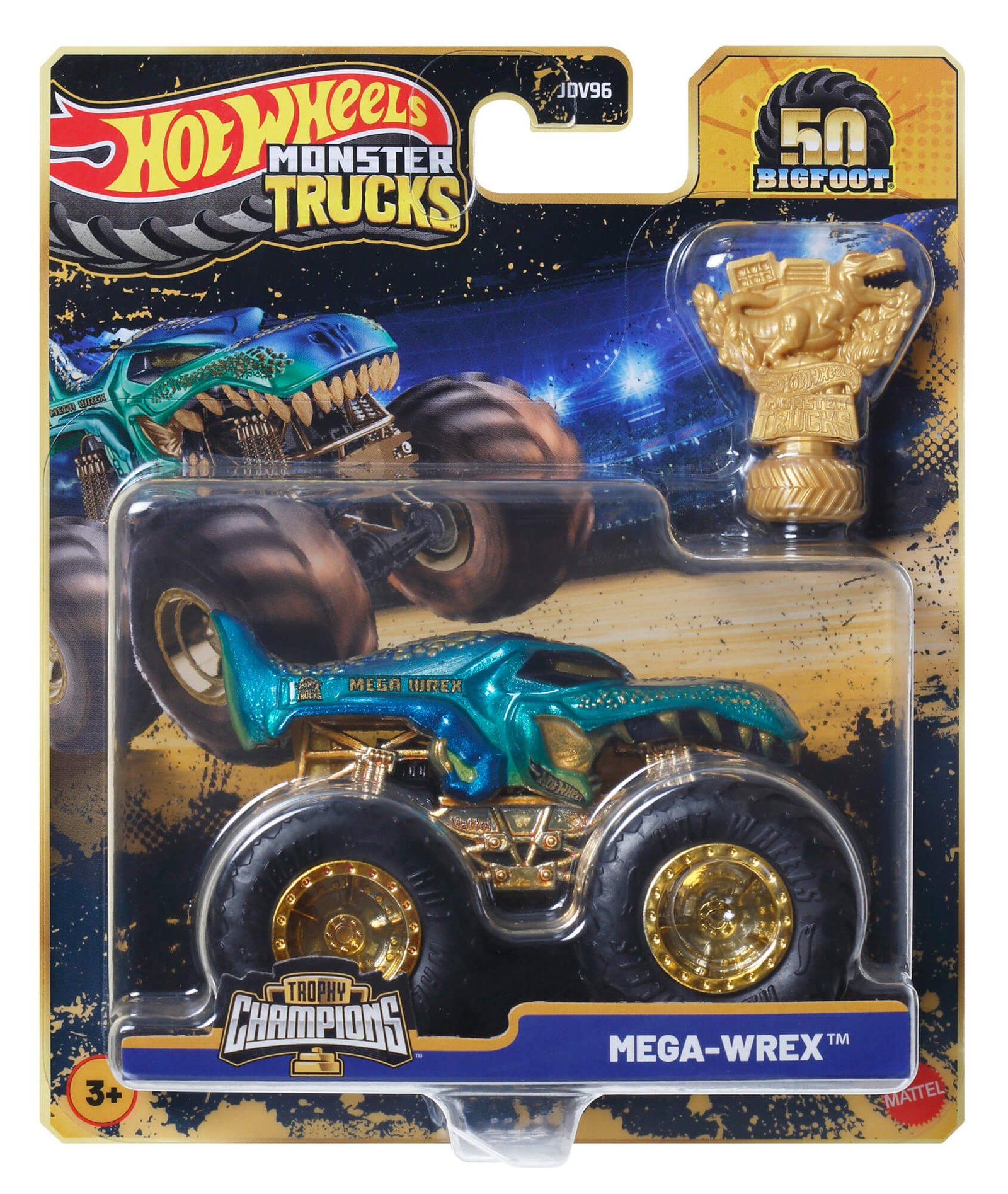 HOT WHEELS MONSTER TRUCKS džipas – Čempionų taurė (JDV96) – papildomas vaizdas 6