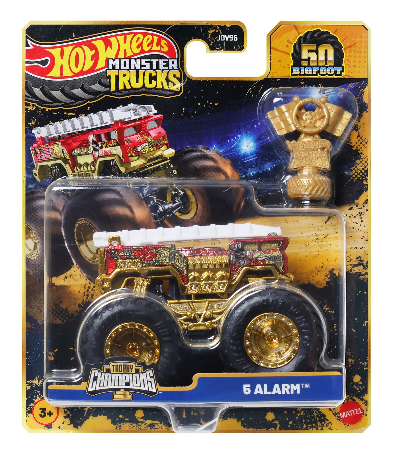 HOT WHEELS MONSTER TRUCKS džipas – Čempionų taurė (JDV96) – papildomas vaizdas 7