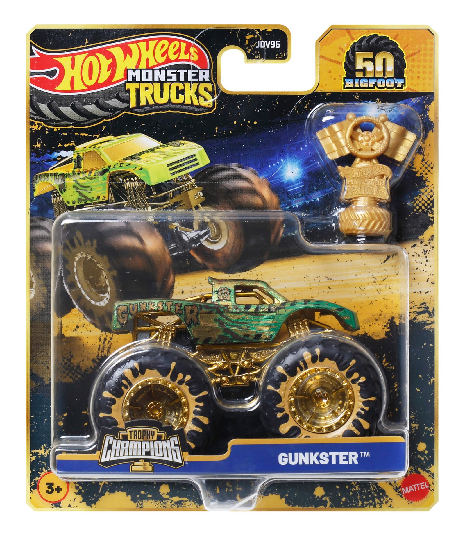 HOT WHEELS MONSTER TRUCKS džipas – Čempionų taurė (JDV96) – papildomas vaizdas 8