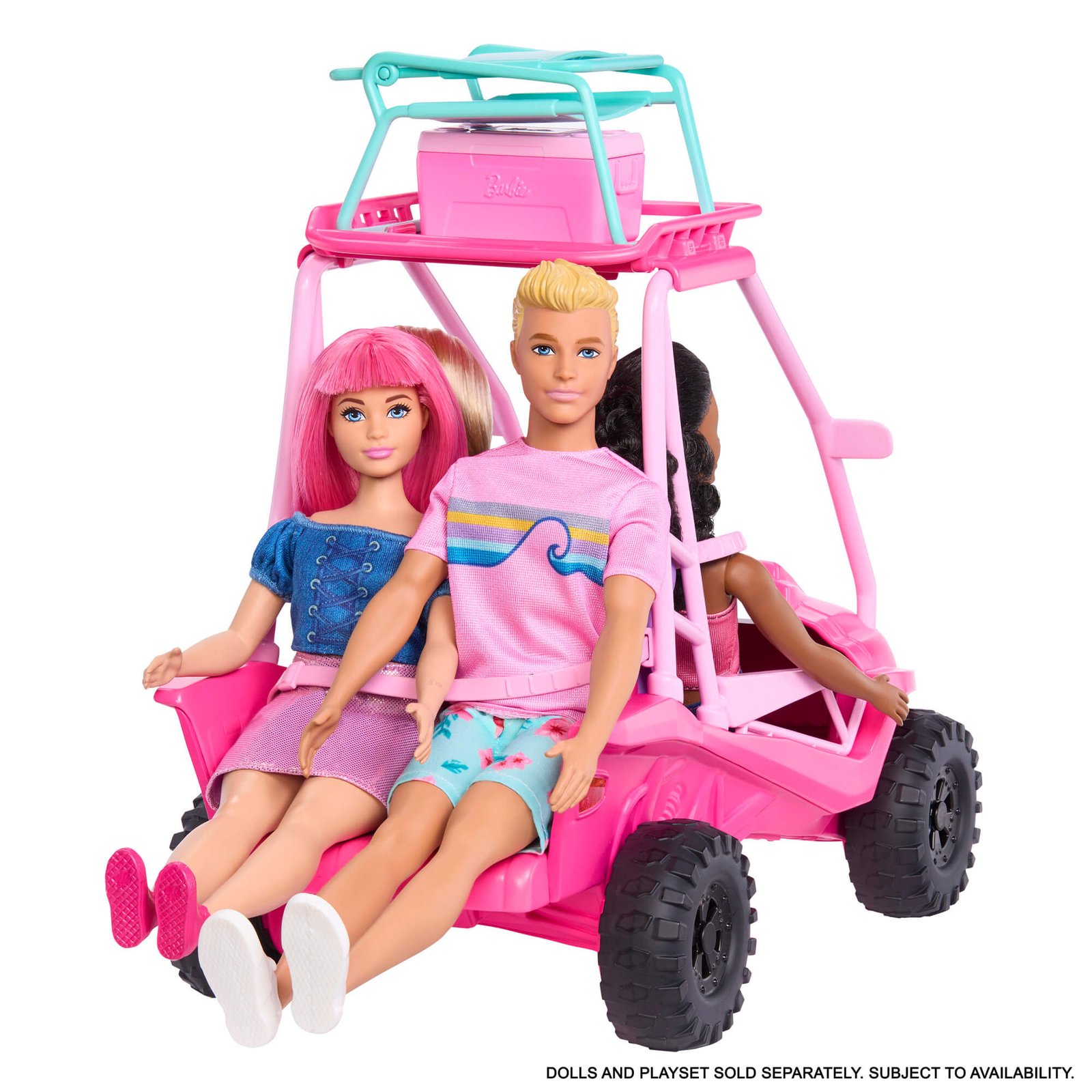 BARBIE MYSTERIES BEACH BUGGY paplūdimio automobilis (JFV68) – papildomas vaizdas 3