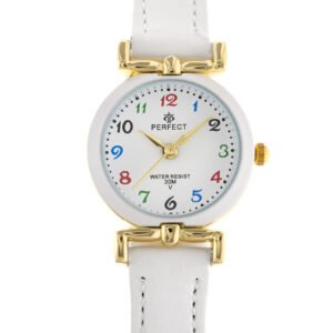 VAIKŲ LAIKRODIS PERFECT LP004-01 - KOMUNIJA - baltas (zp801b) + DĖŽUTĖ