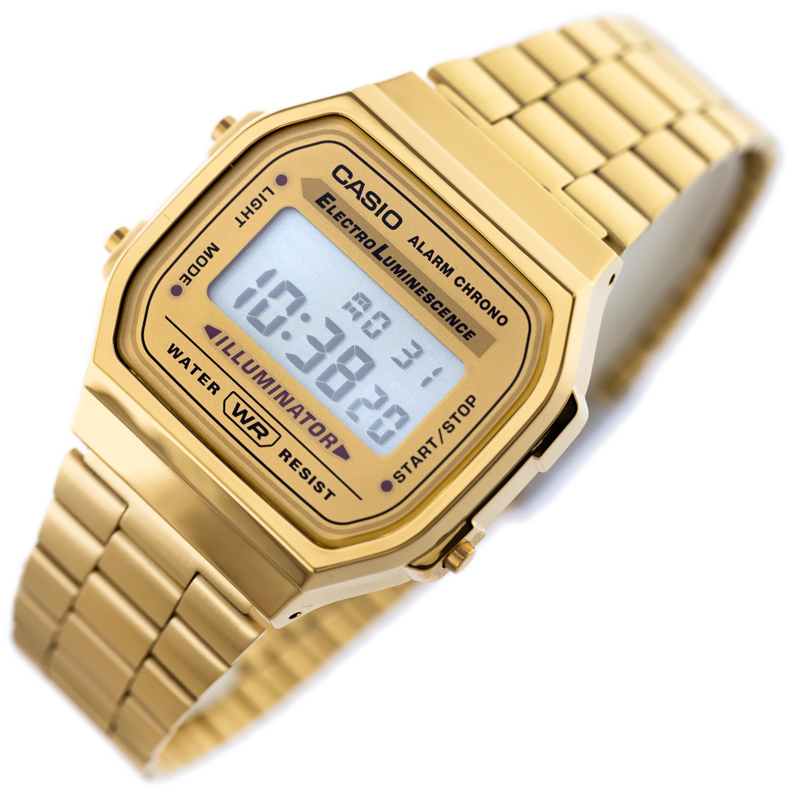 CASIO A168WG-9W UNISEX LAIKRODIS (zd088b) - CLASSIC + DĖŽUTĖ - Image 2