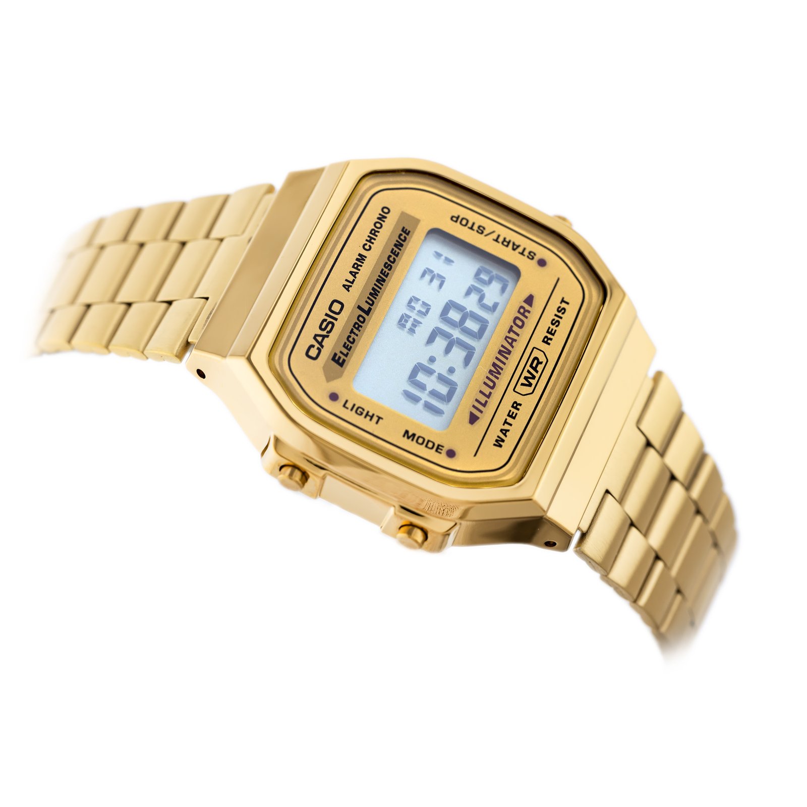 CASIO A168WG-9W UNISEX LAIKRODIS (zd088b) - CLASSIC + DĖŽUTĖ - Image 3
