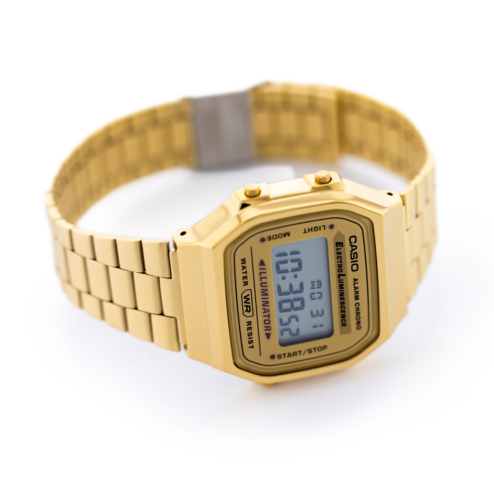 CASIO A168WG-9W UNISEX LAIKRODIS (zd088b) - CLASSIC + DĖŽUTĖ - Image 5
