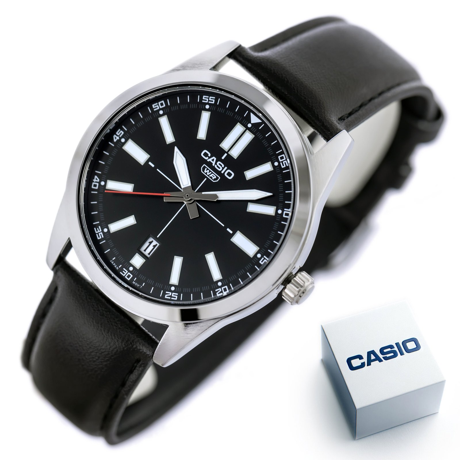 CASIO VYRIŠKAS LAIKRODIS MTP-VD02L-1EUDF (zd170a) + DĖŽUTĖ - Image 9