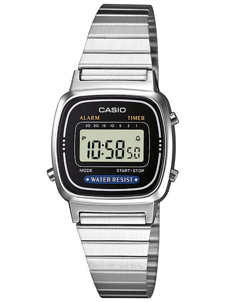 CASIO VINTAGE LA670WA-1D MOTERŲ LAIKRODIS (zd597c) + DĖŽUTĖ