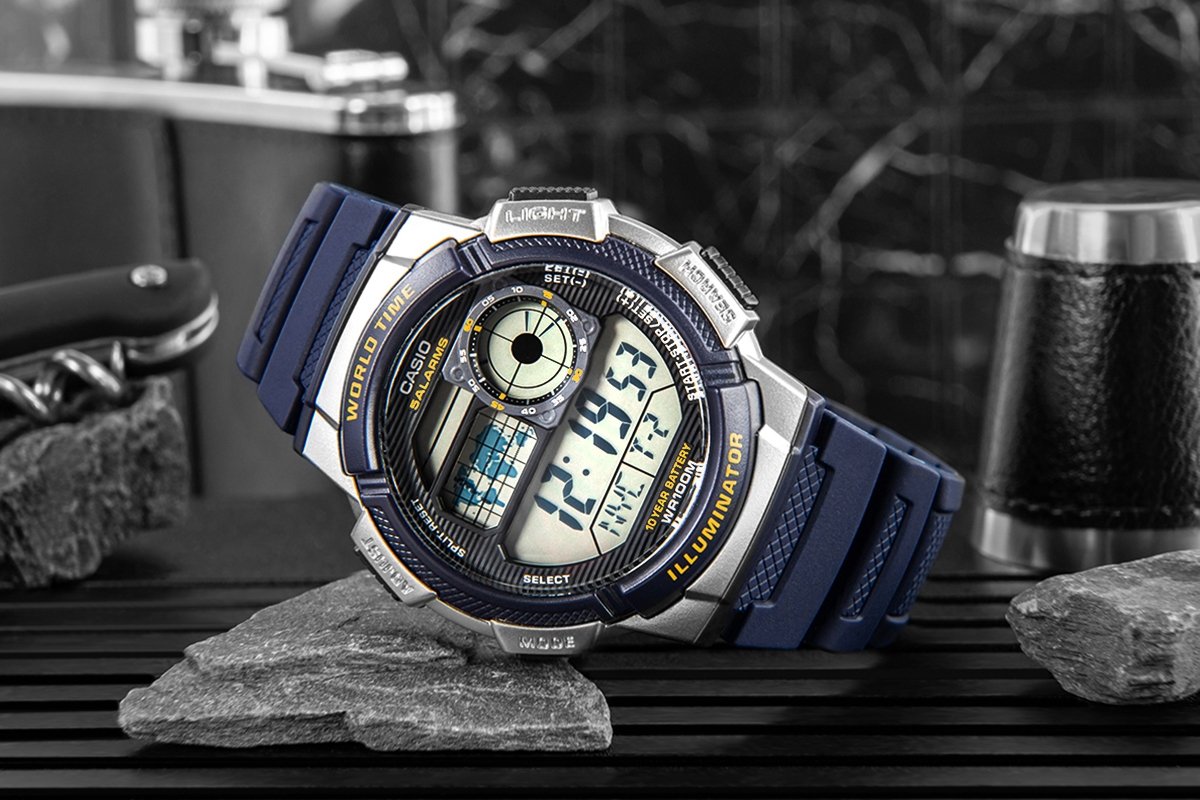 Vyriškas laikrodis CASIO AE-1000W-2AVDF - Image 7