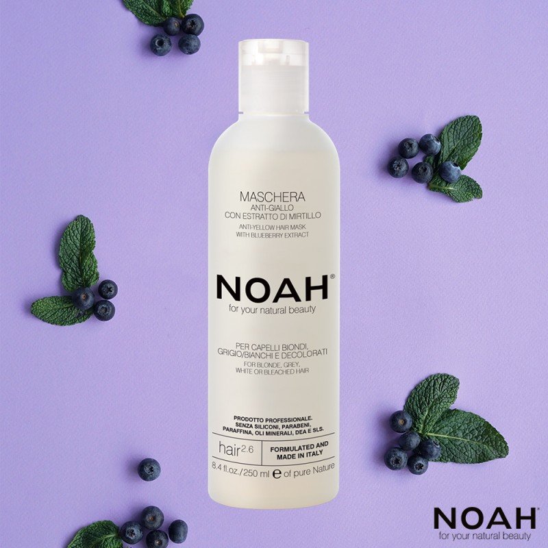 2.6. Anti-Yellow Hair Mask Geltonus tonus neutralizuojanti plaukų kaukė, 250ml – papildomas vaizdas 2
