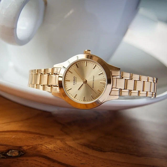CASIO LTP-1128N 9A MOTERŲ LAIKRODIS (zd543a) + DĖŽUTĖ - Image 4