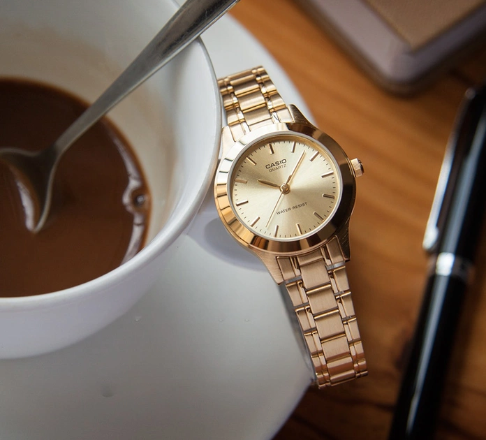 CASIO LTP-1128N 9A MOTERŲ LAIKRODIS (zd543a) + DĖŽUTĖ - Image 8