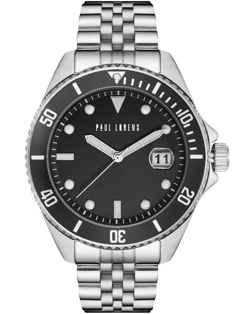 PAUL LORENS VYRIŠKI LAIKRODIS - PL13030B-1C1 (zg350a) + DĖŽUTĖ
