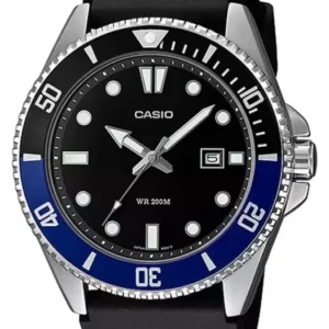 CASIO VYRIŠKAS LAIKRODIS MDV 107-1A2 WR200 (zd172a) + DĖŽUTĖ