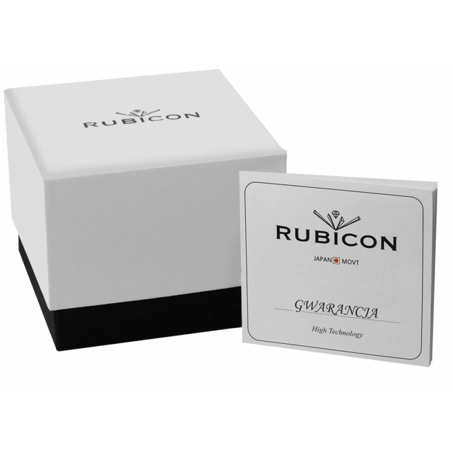 Moteriškas laikrodis RUBICON RNBD76 – juodas/rožinis auksas – 6