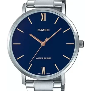 CASIO MOTERŲ LAIKRODIS LTP-VT01D-2B + DĖŽUTĖ