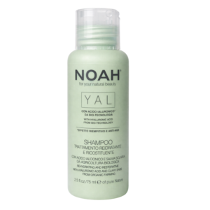 YAL Hydrating And Restorative Treatment Shampoo Drėkinantis šampūnas su hialurono rūgštimi ir šalaviju, 75ml