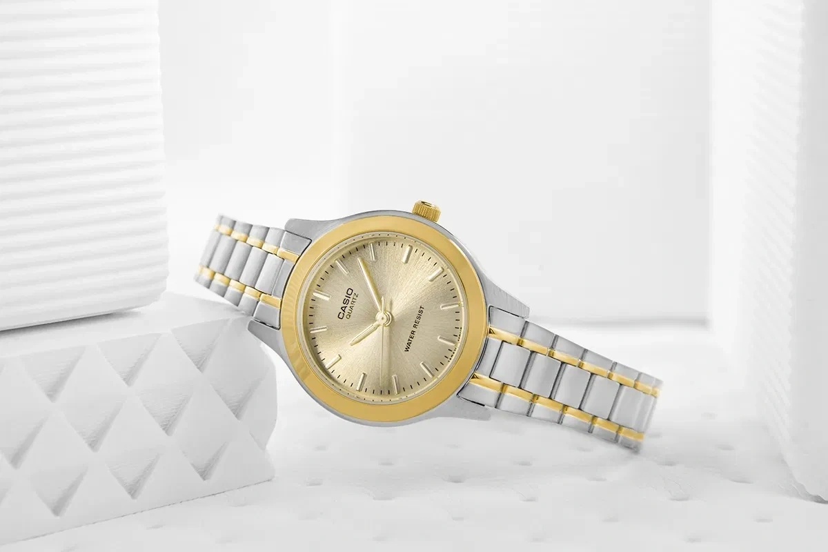CASIO LTP-1128G 9A MOTERŲ LAIKRODIS (zd554a) + DĖŽUTĖ - Image 9